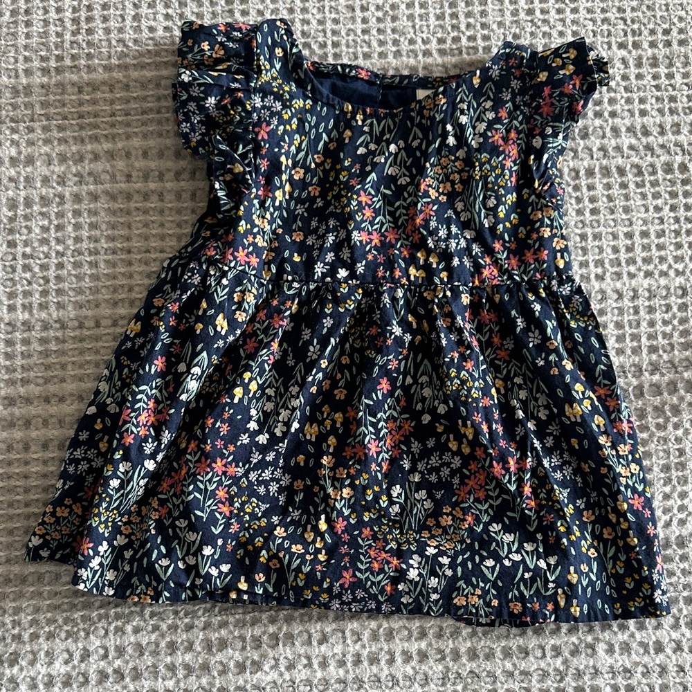 Jumping Beans Multicolor Floral Kids Blouse